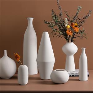 White ceramic vase