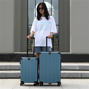 Men's and women's business alloy adult suitcase