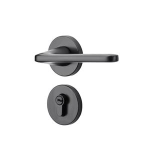 Bedroom door lock, indoor magnetic and silent split lock, minimalist room door