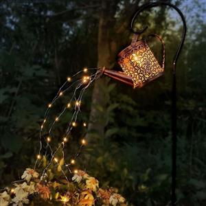 Starry kettle, flowing water, showerhead shaped courtyard lamp