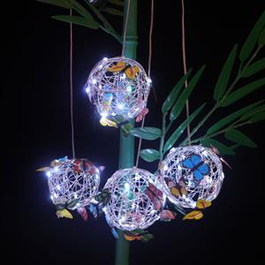 Outdoor courtyard garden lamp decoration aluminum wire ball lamp