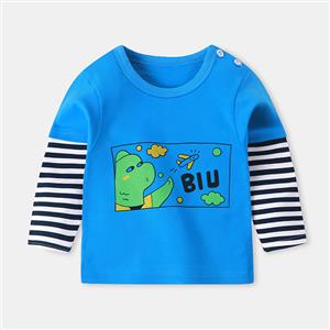 Children's bottom T-shirt made of pure cotton in autumn