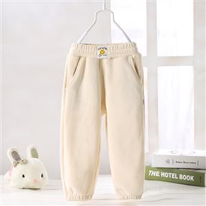 Children's plush pants for autumn and winter outerwear for boys