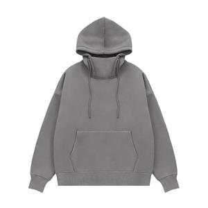 Autumn/Winter New Fashion Brand Loose Half High Neck Hooded Top